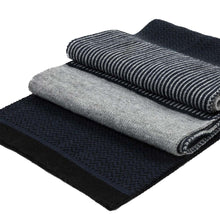 Load image into Gallery viewer, Men's Black, White and Grey Scarf