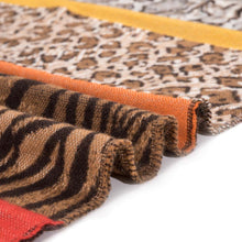 Load image into Gallery viewer, Women Oversized Double Jacquard Leopard Scarf with Tassels