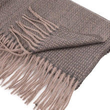 Load image into Gallery viewer, Women Oversized Grey long Scarf with Tassels
