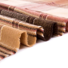 Load image into Gallery viewer, Oversized Fashion Multicolor Plaid Scarf with Tassels, Set of 2