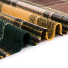 Load image into Gallery viewer, Oversized Fashion Multicolor Plaid Scarf with Tassels, Set of 2