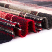 Load image into Gallery viewer, Oversized Women Fashion Multicolor Plaid Scarf with Tassels, Set of 2