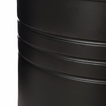 Load image into Gallery viewer, Black Metal Storage Accent Table or Stool with Solid Wood Lid - Set of 2