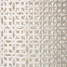 Load image into Gallery viewer, Set of 2 Cream White Metal Garden Stool or Plant Stand or Accent Table (Multi-functional)