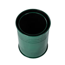Load image into Gallery viewer, Hunter Green Modern Metal Storage Accent Table or Stool with Solid Wood Lid, Set of 2