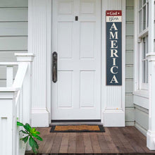 Load image into Gallery viewer, Wooden Patriotic Word "God Bless America" Sign Wall Decor