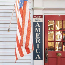 Load image into Gallery viewer, Wooden Patriotic Word "God Bless America" Sign Wall Decor