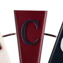 Load image into Gallery viewer, 32"L Welcome Metal Patriotic Half Wind Spinner Wall Decor