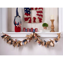 Load image into Gallery viewer, 72"L Americana Fabric Garland