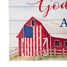 Load image into Gallery viewer, 30"L God Bless America Sign Wooden Wall/Hanging Decor