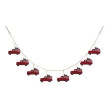Load image into Gallery viewer, 72"L Patriotic Galvanized Truck Garland