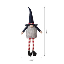 Load image into Gallery viewer, 24"H Fabric Patriotic Gnome Sitter Décor