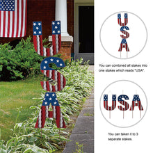 Load image into Gallery viewer, 46"H USA Metal Vertical/Horizontal Yard Stake
