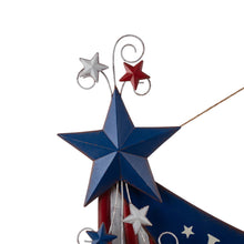 Load image into Gallery viewer, 36"L Welcome Metal Stars and Stripes Yard Stake