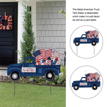 Load image into Gallery viewer, 24"L Metal Patriotic Truck Yard Stake or Wall Décor