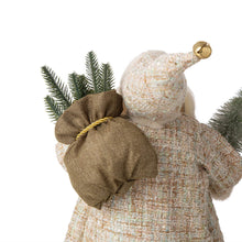 Load image into Gallery viewer, 18"H Christmas Santa Claus Figurine with Golden Coat and Silver Pants Figurine