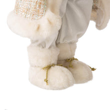 Load image into Gallery viewer, 18"H Christmas Santa Claus Figurine with Golden Coat and Silver Pants Figurine