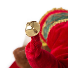 Load image into Gallery viewer, 18"H Christmas Santa Claus Figurine With Traditional Red Velvet Suit