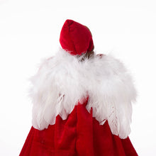 Load image into Gallery viewer, 12"H Christmas Red Velvet Angel Tree Topper