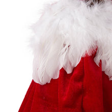 Load image into Gallery viewer, 12"H Christmas Red Velvet Angel Tree Topper