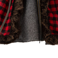 Load image into Gallery viewer, 16"H Christmas Red Plaid Angel Tree Topper