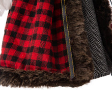 Load image into Gallery viewer, 16"H Christmas Red Plaid Angel Tree Topper