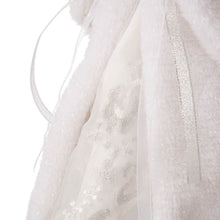 Load image into Gallery viewer, 16"H Christmas Angel Tree Topper With White Faux Fur Dress