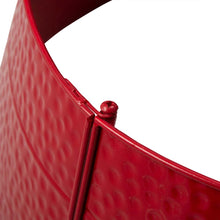 Load image into Gallery viewer, 26"D Red Hammer-harden Metal Tree Collar
