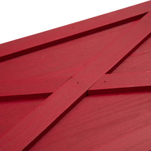 Load image into Gallery viewer, 22.09"L Red Wooden Christmas Tree Collar
