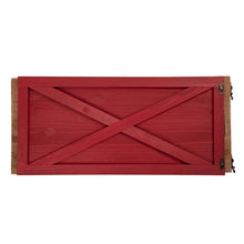 Load image into Gallery viewer, 26"L Red Wooden Christmas Tree Collar