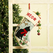 Load image into Gallery viewer, 2PK Cat & Dog Design Hooked Stocking