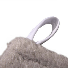 Load image into Gallery viewer, 21"L White Fleece with Christmas Tree and Snowflake Stocking