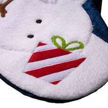 Load image into Gallery viewer, 36"L Velvet 3D Snowman Oversized Stocking