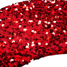 Load image into Gallery viewer, 21"L Red Sequin Christmas Stocking
