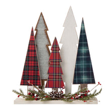 Load image into Gallery viewer, 14"H Wooden Christmas Tree Table Décor