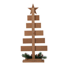 Load image into Gallery viewer, 20"H Wooden Sign Table Tree Décor