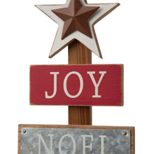 Load image into Gallery viewer, 20"H Wooden Sign Table Tree Décor