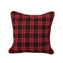 Load image into Gallery viewer, 2PK Farmhouse Red & Black Plaid Pillow Cover