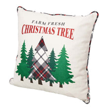 Load image into Gallery viewer, 18"L Farm Fresh Heavy Cotton Christmas Tree Throw Pillow