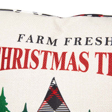 Load image into Gallery viewer, 18"L Farm Fresh Heavy Cotton Christmas Tree Throw Pillow