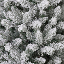 Load image into Gallery viewer, 11ft Pre-Lit Snow Flocked Slim Fir Artificial Christmas Tree with 950 Warm White Lights