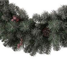 Load image into Gallery viewer, 36"D Oversized Pre-Lit Glittered Pine Cone Christmas Wreath with 50 Warm White Lights