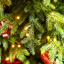 Load image into Gallery viewer, 7.5ft Pre-Lit Green Pencil Pine Artificial Christmas Tree with 450 Warm White Lights