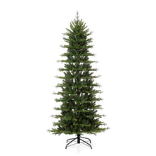Load image into Gallery viewer, 7.5ft Pre-Lit Green Pencil Pine Artificial Christmas Tree with 450 Warm White Lights