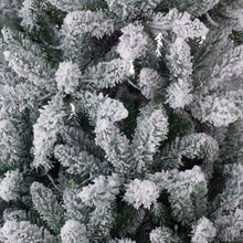 Load image into Gallery viewer, 9ft Pre-Lit Flocked Pencil Fir Artificial Christmas Tree with 600 Warm White Lights