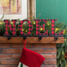 Load image into Gallery viewer, Metal "NOEL" Christmas Stocking Holder Set of 4