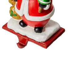 Load image into Gallery viewer, 6.5"H Resin Santa, Snowman, Penguin Stocking Holders, Set of 3