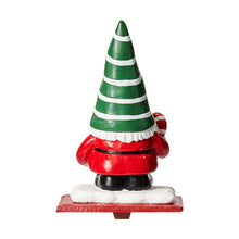 Load image into Gallery viewer, 7.5"H Resin Gnomes Stocking Holders, Set of 3