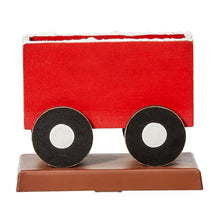 Load image into Gallery viewer, 8.5"H Wooden Metal Christmas Train Stocking Holders, Set of 4