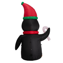 Load image into Gallery viewer, 8 ft Lighted Inflatable Penguin Decor